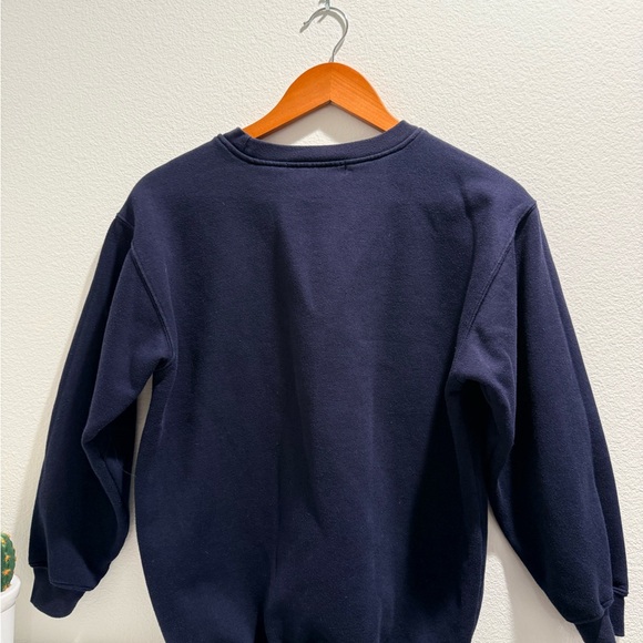 Jennifer Moore Navy Crewneck Sweater - Picture 3 of 3